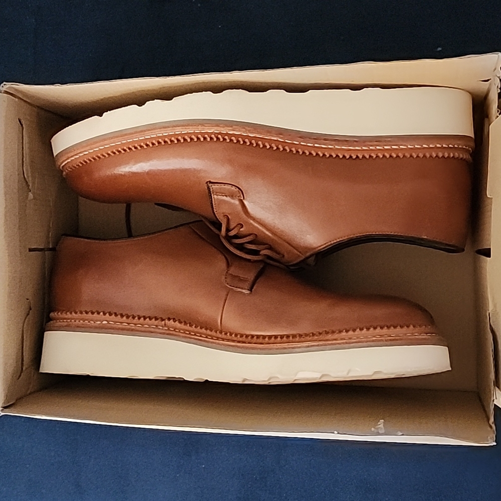 Clarks/Bostonian Dark Tan Leather Oxford